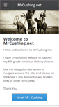 Mobile Screenshot of mrcushing.net